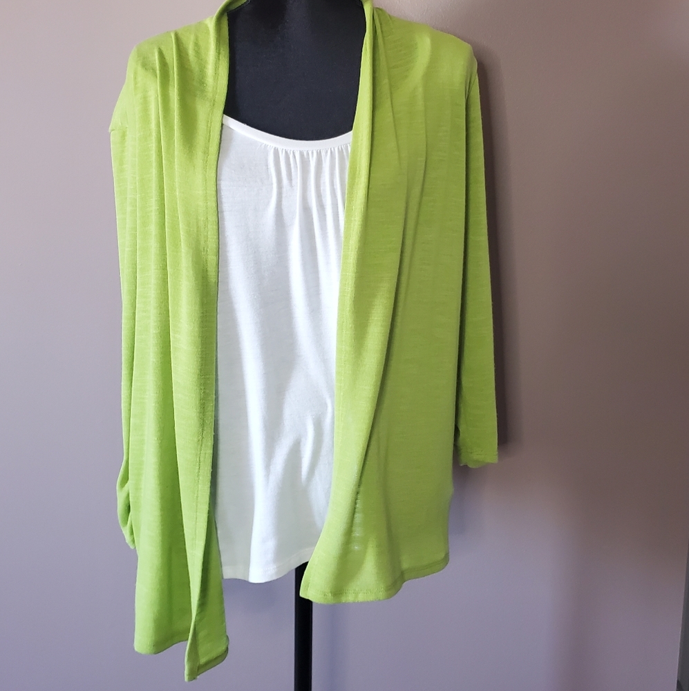 EUC Elementz Petite XL Layered Cardigan Top